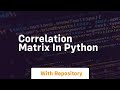 correlation matrix in python