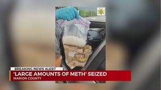 Large amounts of meth seized in Marion County