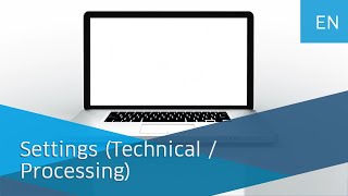 JANIsoft Settings (Technical / Processing) | Jansen AG