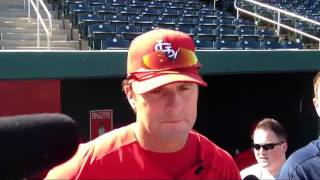 St. Louis Cardinals manager Mike Matheny addresses the SGF media