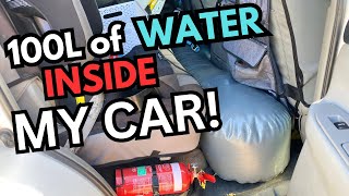 WATER BLADDER - Keeping us off-grid