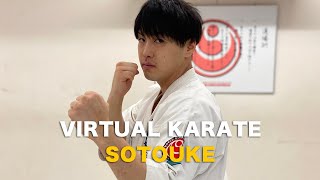 【新極真会】ヴァーチャル空手外受け VIRTUAL KARATE SOTOUKE   SHINKYOKUSHINKAI