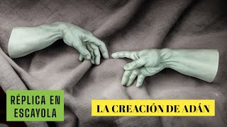 HACIENDO UN MOLDE DE SILICONA DE LA CREACIÓN DE ADÁN