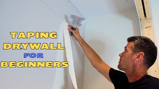 Taping Drywall for Beginners Day 1