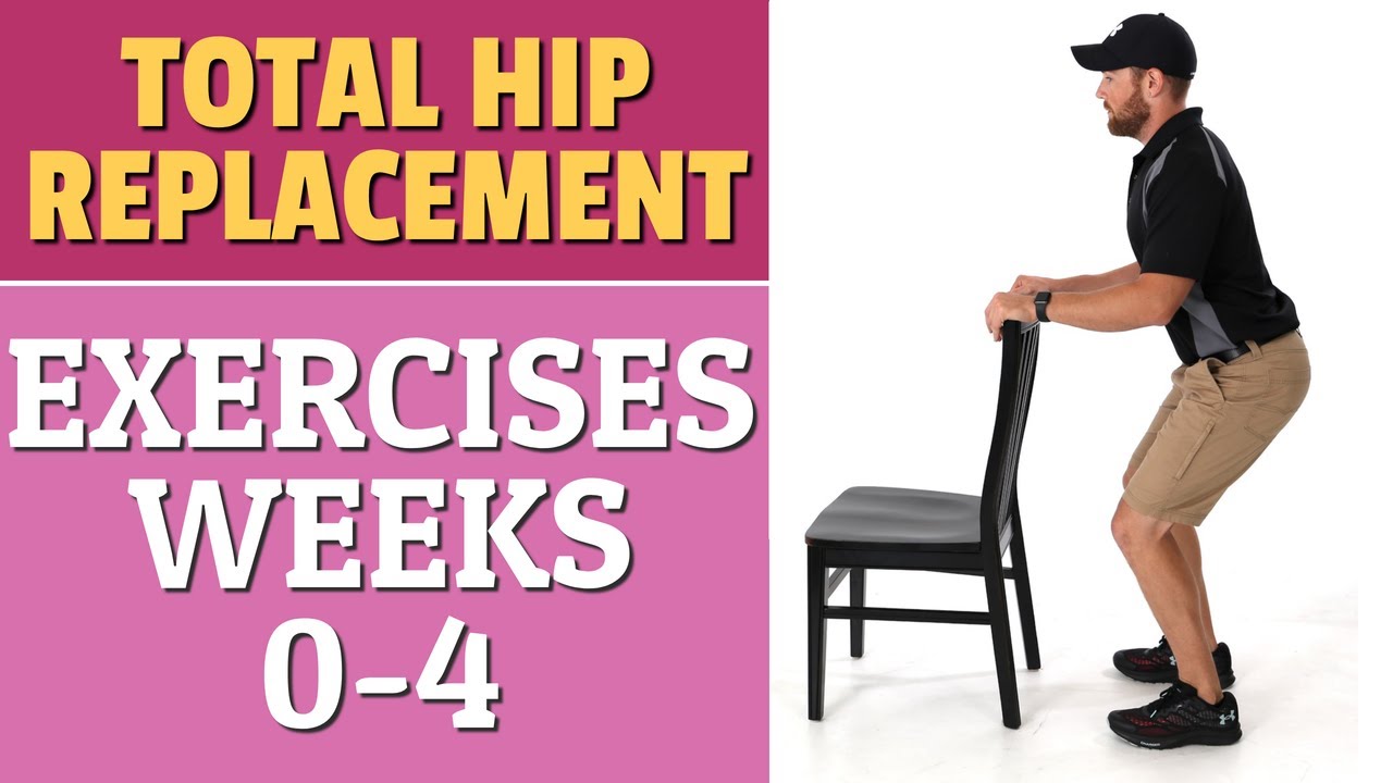 Total Hip Replacement - Exercises 0-4 Weeks After Surgery - YouTube