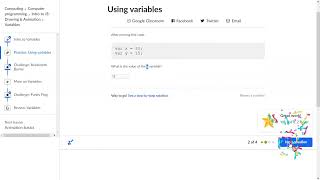 Practice questions: Using variables {Khan academy}