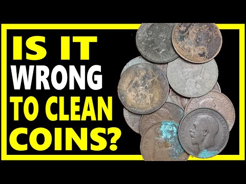 Why is cleaning a coin bad?