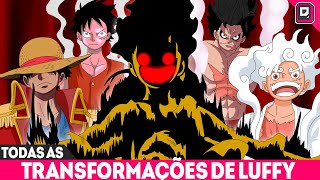 A LINHA TEMPORAL DE TODAS AS TRANFORMAÇÕES DE LUFFY - O DESPERTAR E O GEAR 5 EXPLICADOS - ONE PIECE