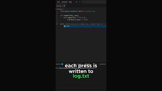 Make a simple keylogger in Python!⚠️ #tutorial #hacker #ai #programming #education #tech #shorts