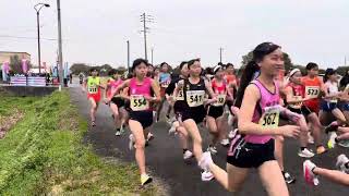 2024.3.17アグリロードレース大会女子3km 中学1～3年