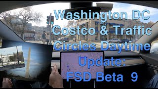FSD Beta Release 9: To Washington, DC Costco & Dupont Circle 2020.48.26.1