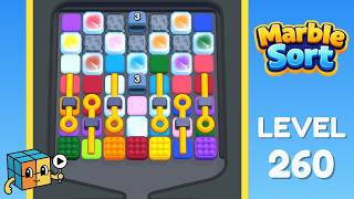 Marble Sort Level 260 (Very Hard) Walkthrough Solution
