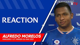 REACTION | Alfredo Morelos | Rangers 3-0 St Mirren