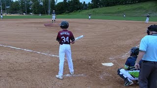 New York Heat vs. Hudson Valley Venom NYEB 13u Baseball Summer Season 2017