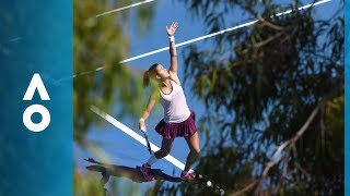 Lara Arruabarrena v Richel Hogenkamp match highlights (1R) | Australian Open 2018