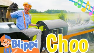 Nonstop Train Song 30 Min Loop | BLIPPI | Educational Songs For Kids