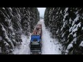 Volvo Trucks - I-shift with crawler gears gets this timber truck up snowy and icy hills