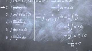 M13-5: Substitution for indefinite integral (II)