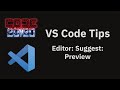 VS Code tips — Suggestion previews