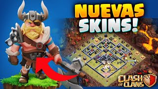 ESTAS 2 SKINS PODRÍAN HACERSE REALIDAD EN CLASH OF CLANS | REY SALVAJE y PAISAJE DE LAVA!