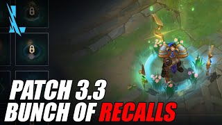 Wild Rift - Bunch of Recalls on Patch 3.3