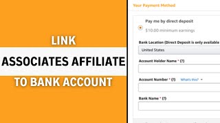 How to Link Amazon Affiliate to Bank Account (Full Guide)