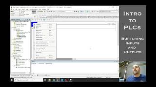 Buffering the inputs and outputs of a PLC