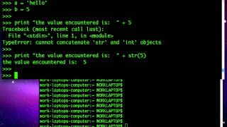Python 07: Types and Type Conversions