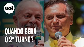 Lula x Bolsonaro: Quando será o segundo turno das eleições de 2022?