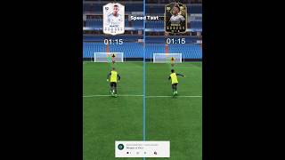 Speed Test ⚡Mbappe Vs Vini jr, Who Is Faster In This Game? | EA FC 24 #shorts #fc24 #mbappe #vini