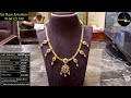 gold necklaces junagadh model jigini model nan model low wastage gold necklaces with prices