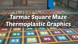 Tarmac Square Maze Thermoplastic Graphics