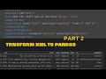 Transform XML into PANDAS DataFrame | Part 2