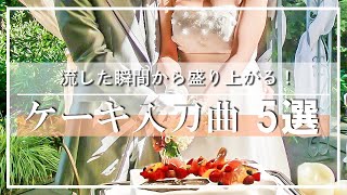 【結婚式BGM】音響が解説！ケーキ入刀おすすめ曲5選