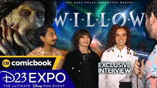Davey Jones In The New Willow Series?! Spoiler Talk In Our Willow Cast Interview! - Comicbook D23