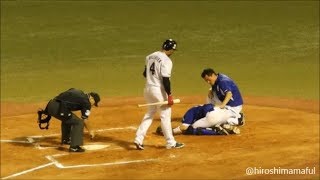 【頑張れ大野】2018.06.27 中日ドラゴンズ 大野奨太 ファウルチップが急所直撃で悶絶【頑張れ奨太】