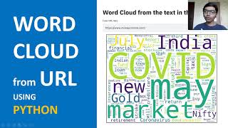 Plotting Wordcloud From URL Using Python