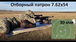 Карабин ТИГР 7.62х54. Кучность. Отстрел отборных патронов НПЗ 9.9 гр.