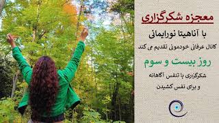 #105 روز بیست وسوم شکرگزاری/عرفانی خودمونی/آناهیتا نورایمانی/Anahita Noorimany