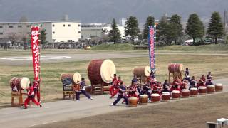 松本駐屯地創設65周年記念行事 太鼓演奏