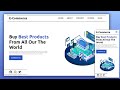 Responsive Website template using HTML CSS and JavaScript