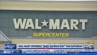 Walmart offering 'Baby Savings Day' this Saturday