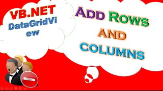 VB.Net DataGridView : Add Rows and Columns Dynamically