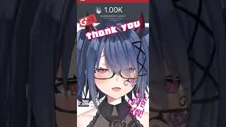 チャンネル登録者様1000名ありがとうございます#shorts