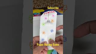 Paper Racing Game || Diy paper craft #craft #games