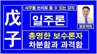 무자일주, 일주론, 총명한 보수론자, 차분함과 과격함,  :  정유역학강의.