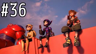 【KINGDOM HEARTS III】マイクロボット再び！？ヒーロー出動！ #36【女性実況】