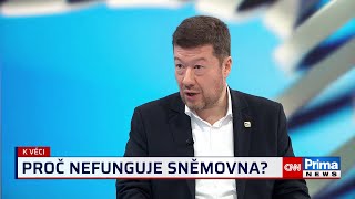 Nová totalita? Zavírá se za názory, stěžuje si Okamura. Promluvil o koalici SPD a Přísahy