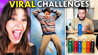 We Try 9 of The Wildest Internet Challenges!