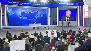 Большая пресс-конференция Президента России Владимира Путина